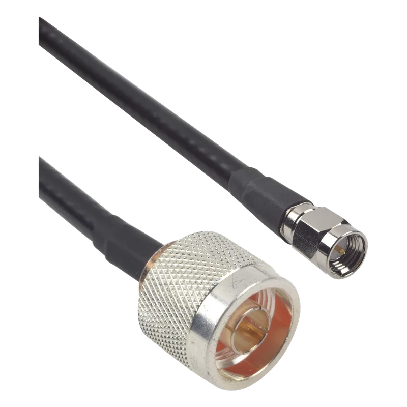Cable LMR-240UF (Ultra Flex) de 60 cm (23.62 pulgadas) con Conectores N Macho y SMA Macho. EPCOM INDUSTRIAL SN-240UF-SMA-60