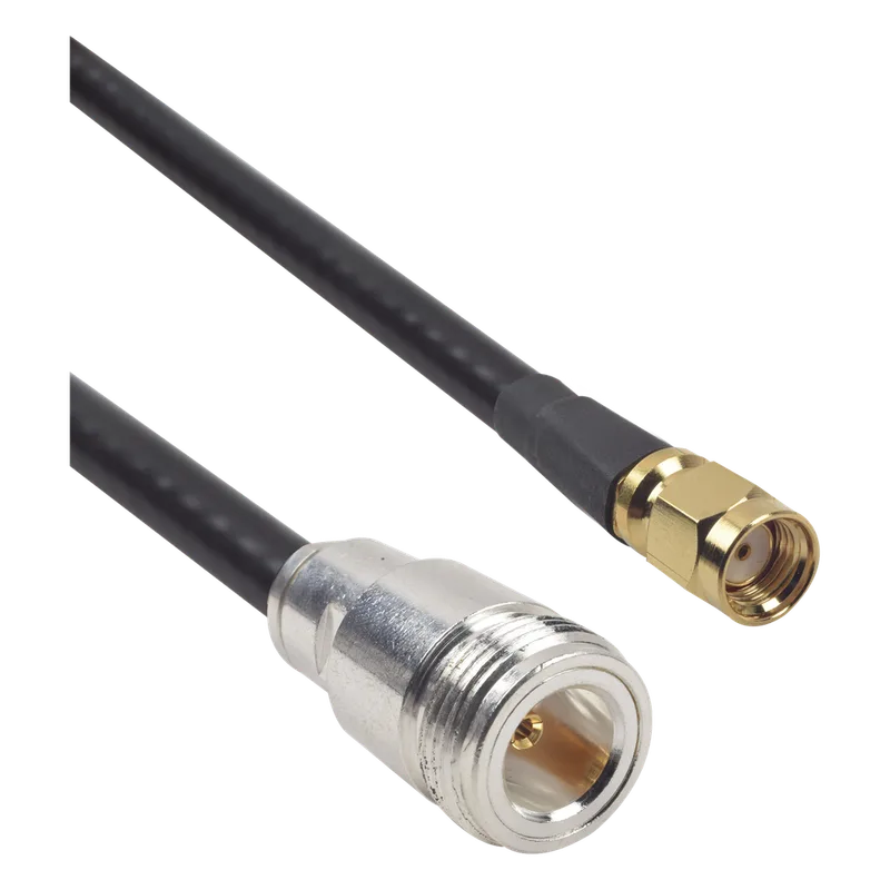 Cable LMR-240UF (Ultra Flex) de 60 cm con conectores N Hembra y SMA Macho Inverso. EPCOM INDUSTRIAL SNH-240UF-SMAI-60
