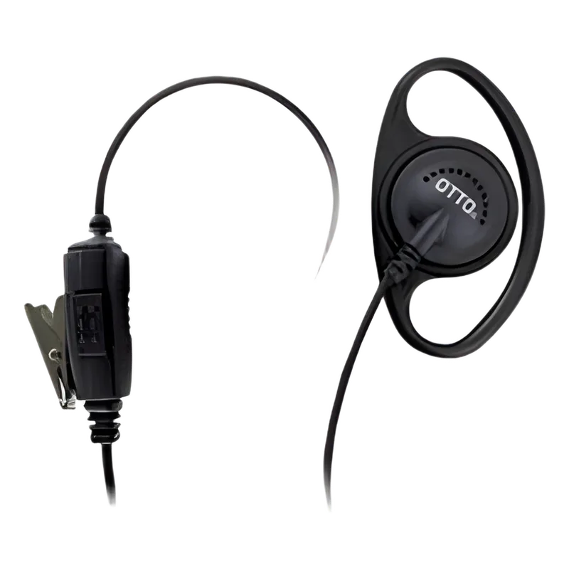 Micrófono-Audífono tipo Anillo, Cable con 40 lbs de Resistencia. Motorola EP450, MAGONE, DEP450 y Hytera series TC500/600/700 OTTO E1-ET2MS131