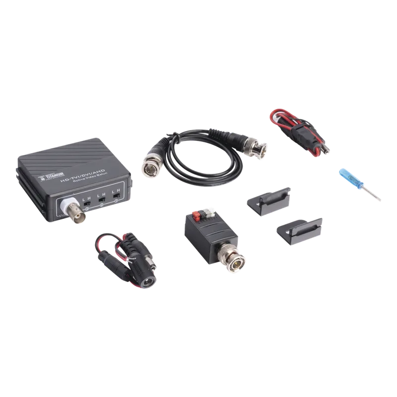 Kit de largo alcance de 400 metros @ 2 MP compuesto por TT4501T + TT4501R / Activo+Activo EPCOM TITANIUM KIT4501AA