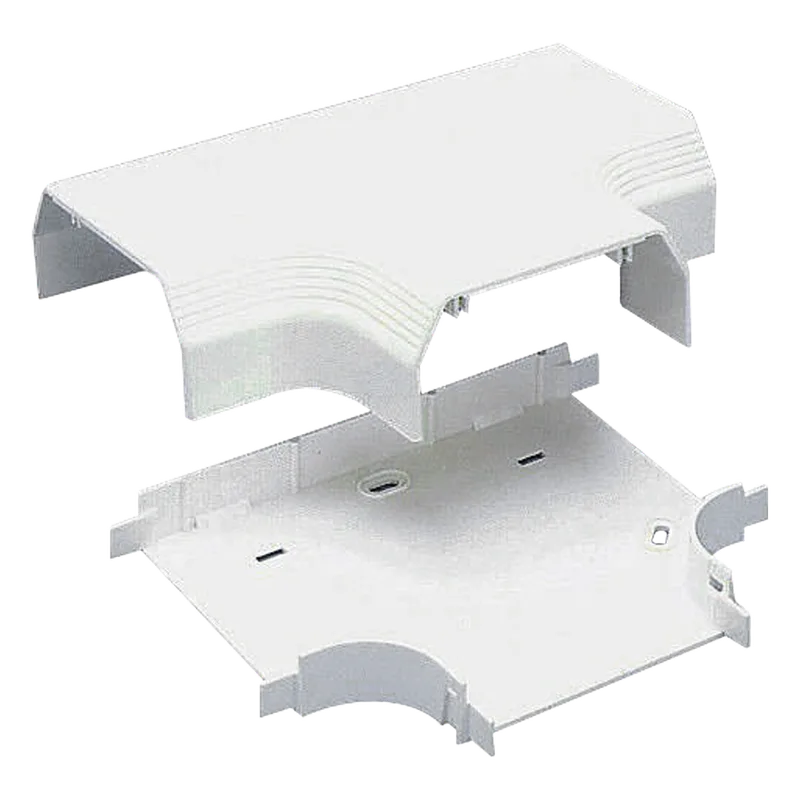 Accesorio en "T", para uso con canaleta T70, Material PVC Rígido, Color Blanco Mate PANDUIT T70TIW