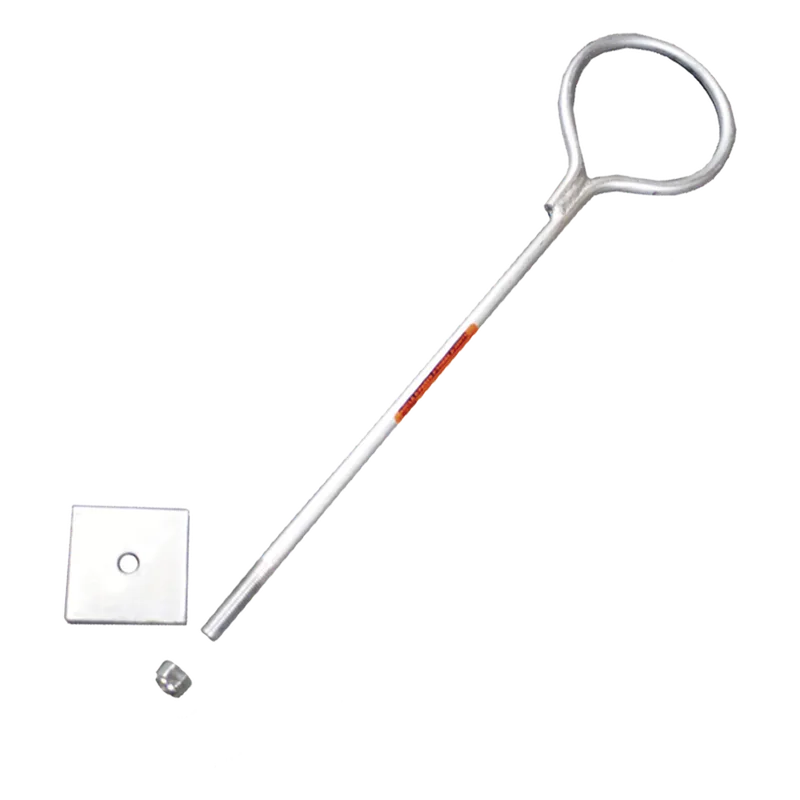Ancla de Losa o Pared de 90 cm. de 1/2" de Grosor Galvanizado Electrolítico. TOWERS SAP-01L
