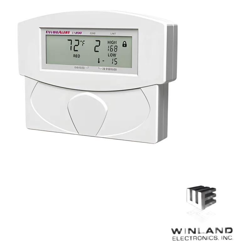 Detector de temperatura y humedad, capacidad 2 zonas, incluye una zona con sensor de temperatura y 1 zona libre WINLAND ELECTRONICS EA200-12