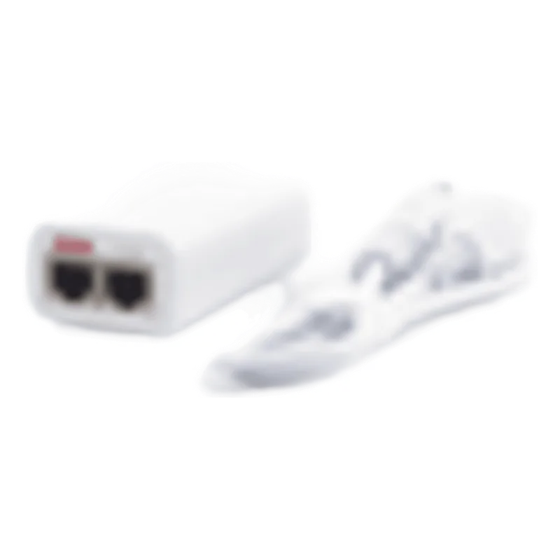 Adaptador POE Ubiquiti (48 VDC, 0.32 A) puerto Gigabit, ideal para equipos UniFi U-POE-AF