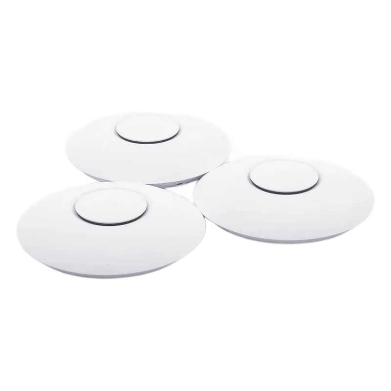 Paquete de 3 Access Point UniFi 802.11ac Wave 2, MU-MIMO4X4 con antena Beamforming, hasta 1.7 Gbps, para interior PoE 802.3af, soporta 200 clientes, No incluyen PoE´s UBIQUITI UAP-NANOHD-3