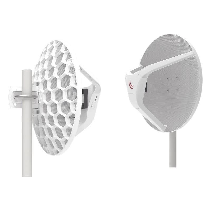 (Wireless Wire Dish) Enlace completo de 60GHz, Hasta 2Gbps, "Listos para Conectarse" MIKROTIK RBLHGG-60AD-KITR2