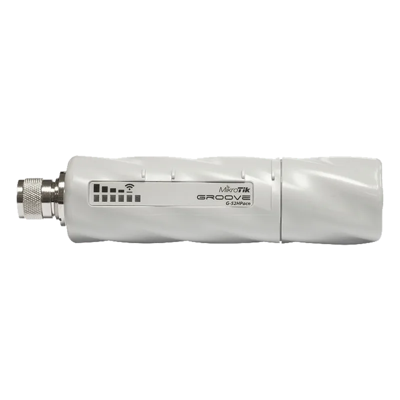 (GrooveA 52 ac) Punto de Acceso y CPE en 2.4 o 5 GHz 802.11 a/b/g/n/ac conectorizado, "Incluye Antena Omnidireccional" MIKROTIK RBGROOVEGA-52HPACN