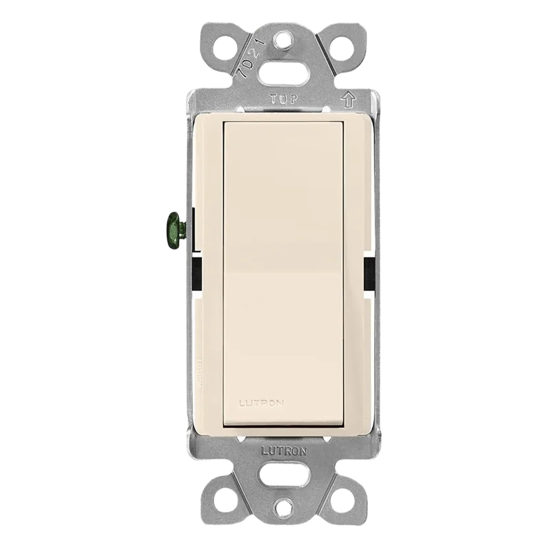 Apagador On/Off, 15 Amp un solo polo LUTRON ELECTRONICS CA1PSLAS