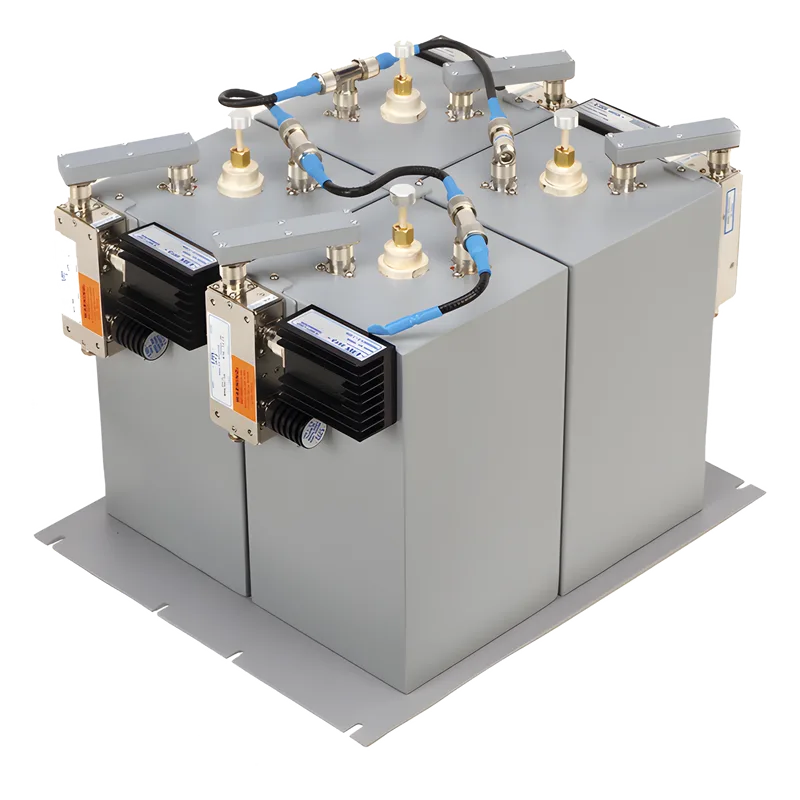 Combinador 440-512 MHz, para 4 Canales, 125 Watt, 200 KHz (min.) de Sep. Tx-Tx, 2 Circ. N Hembra. EMR CORPORATION W6554-2/7CCS