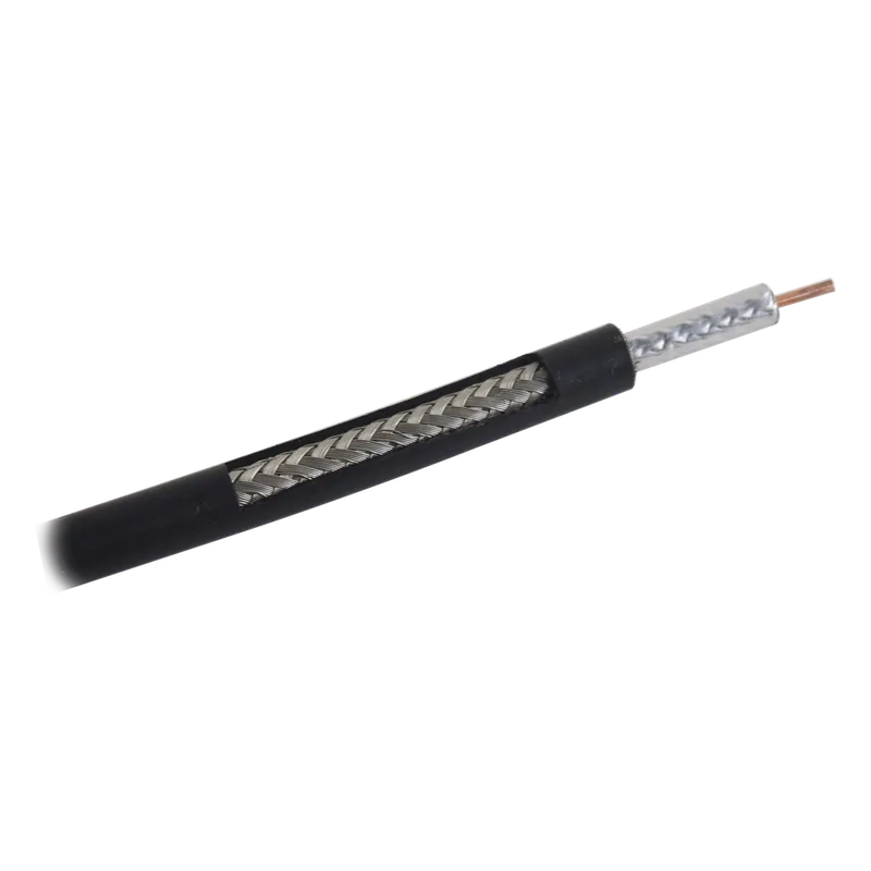 Metro de Cable Coaxial RG-58 LMRLW-195, Malla de Aluminio, Baja Pérdida de 50 Ohms, Conductor de Cobre Sólido Times Microwave LMR-LW195