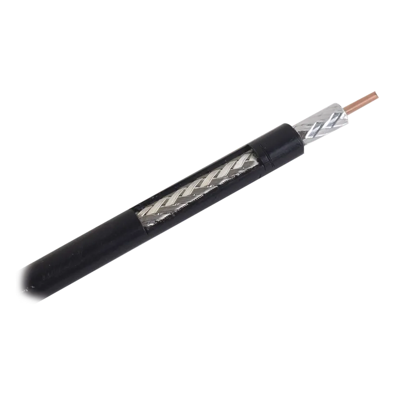 RG-8X, Metro de Cable Coaxial de Baja Pérdida, Malla de Aluminio, Conductor Central de Cobre, 50 Ohms Times Microwave LMR-LW240
