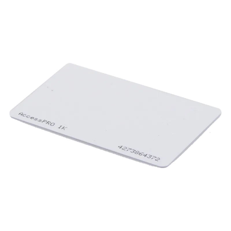 Tarjeta MIFARE Classic / Tipo ISO Card / Memoria 1Kb / Imprimible / Frecuencia 13.56 Mhz ACCESSPRO ACCESS-CARD-M1K