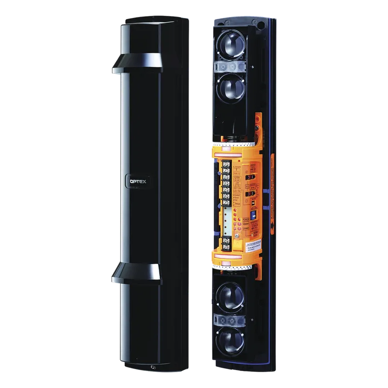 Barrera fotoelectrica de 200 metros 4 rayos 4 canales doble modulación y control de potencia del rayo OPTEX SL650QDP