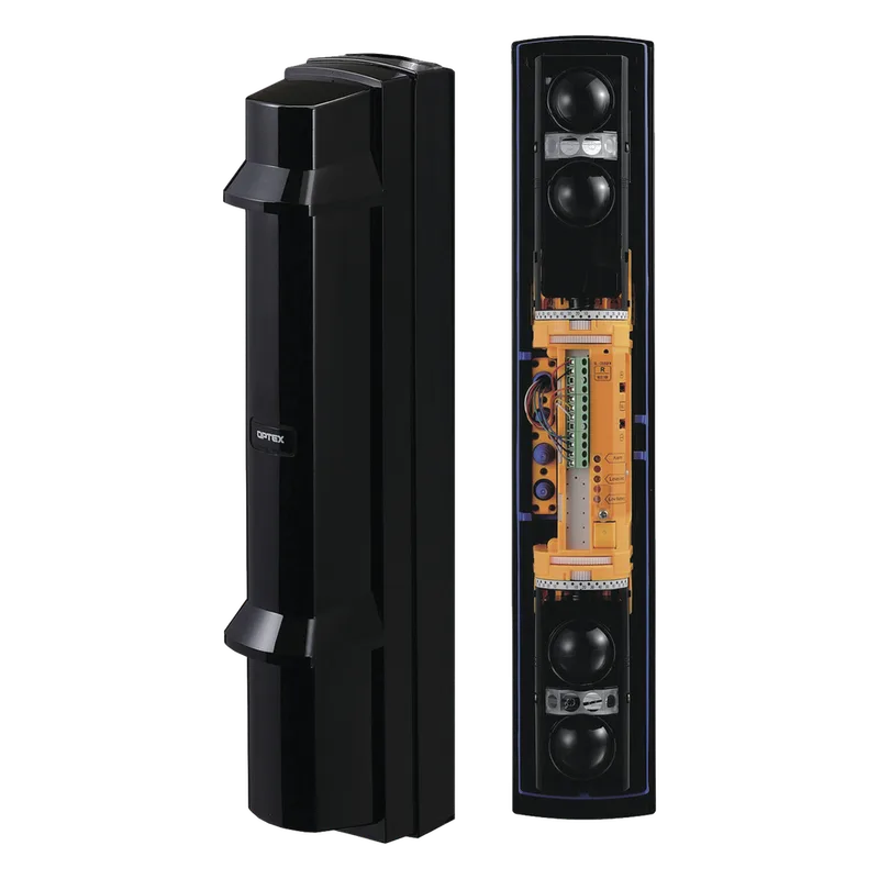 Barrera fotoeléctrica de 100 metros 4 rayos 4 canales / Alimentación por baterías incluidas OPTEX SL-350QFR(B)