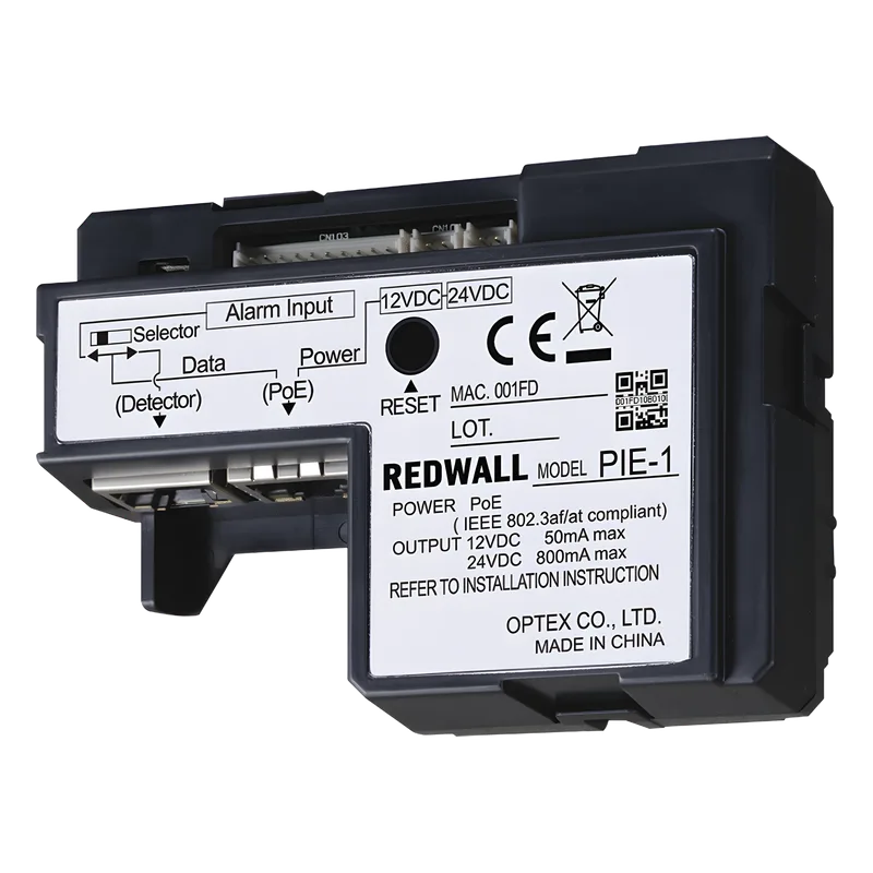 CODIFICADOR POE IP para las series REDWALL SIP, REDSCAN (RLS3060), REDBEAM OPTEX PIE1
