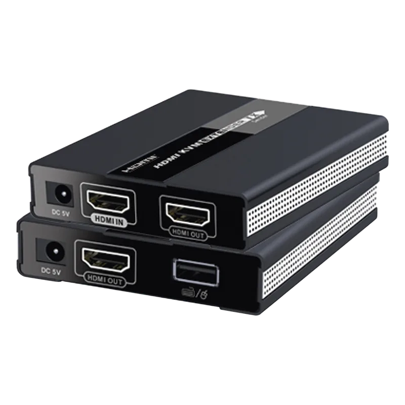 Kit extensor KVM ( Teclado, video, Mouse ) HDMI 1080P @ 60 Hz, 60 metros con cable CAT5e/6 EPCOM TITANIUM TT371KVM