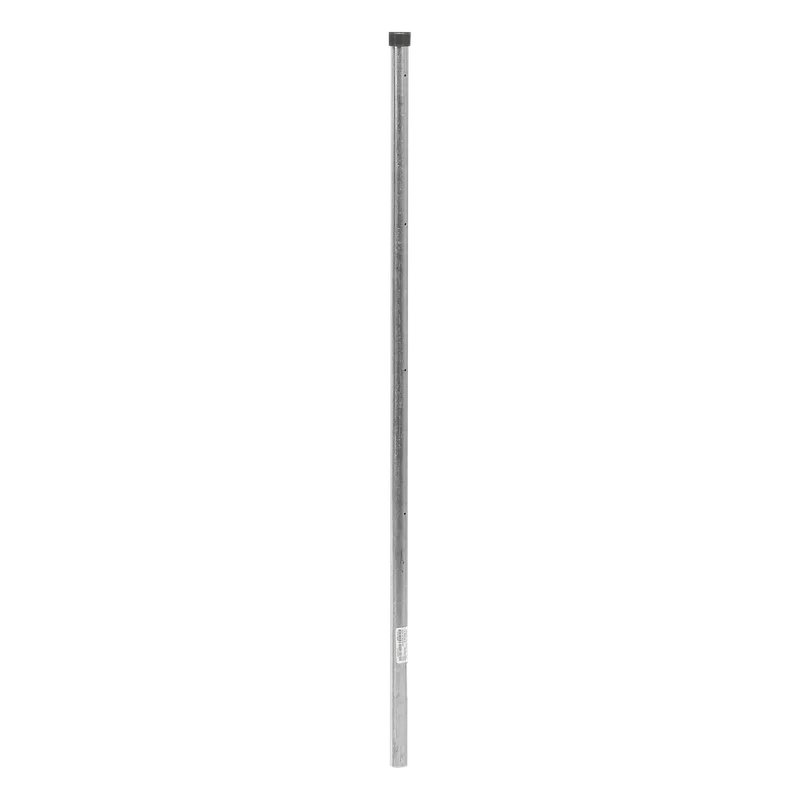 Poste de Esquina de 1m para Cerca Electrificada de Tubo Galvanizado cal. 18 de 1"Diam. Ideal para 5 Aisladores (No incluidos). EPCOM INDUSTRIAL SYS-POST-4-R2
