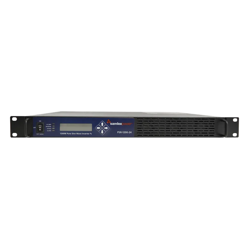 Inversor de corriente Onda Pura Montaje en rack 1U 1200W, 24 Vcc- 120 VCA, 50/60 Hz SAMLEX PSR-1200-24