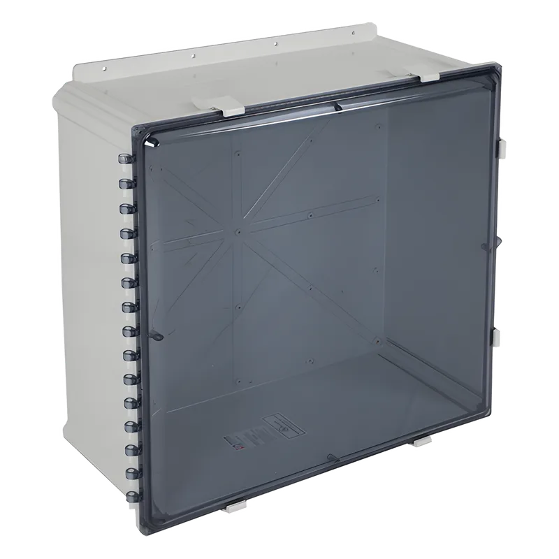 Caja De Policarbonato Con Puerta Tintada, 24Hx24Wx10D Pulgadas (609.6 x 609.6 x 254 mm), IP66, Uso Interior Exterior, Listado UL/cUL STI EP242410-T