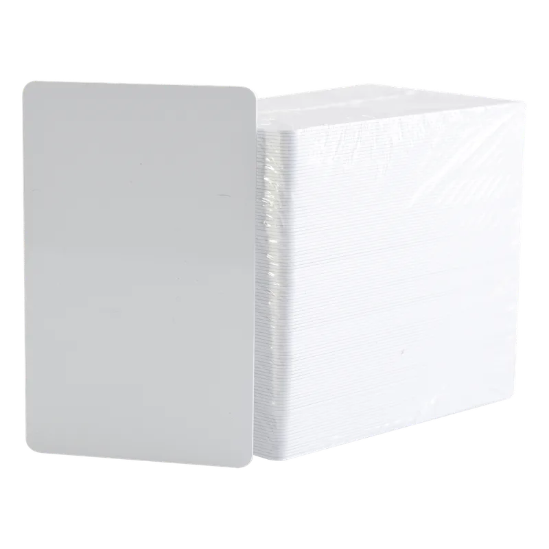 Paquete de 500 Tarjetas UltraCard 10 milesimas Grosor/ Adhesivas/ Imprimibles por un sólo lado / Para pegar sobre tarjetas/ CR80 HID 082266