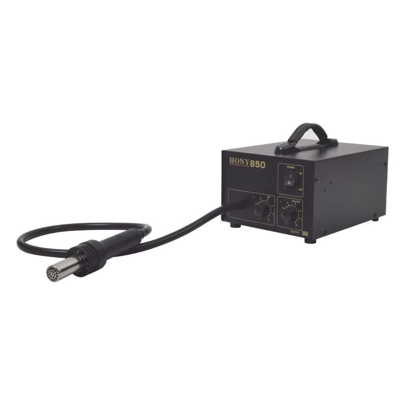 Estación para soldar SMD (Aire caliente) de 20W con 4 boquillas. EPCOM POWERLINE EP-850