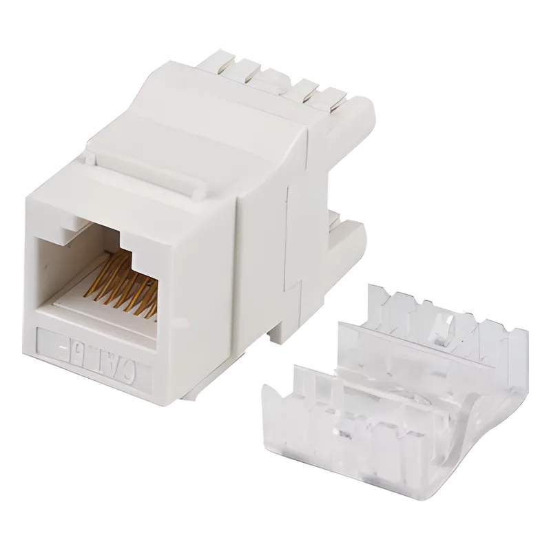 Módulo Jack Keystone Cat5e con Terminación en Ángulo 180 - Color Blanco LINKEDPRO BY EPCOM LP-KJ-549-WH