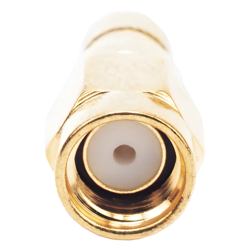 Conector SMA Macho Inverso de Anillo Plegable para Cables RG-8/X, LMR-240, 9258, Oro/ Oro/ Teflón.â€&lsaquo; EPCOM TITANIUM TT-SM-0022