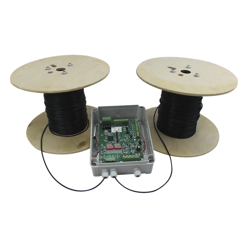 MICALERT Cable Sensor para Paredes, Rejas Rigidas o barandales / 2 zonas de 305 metros / 610 Metros de Protección Total RBTEC MIC-2Z-1000