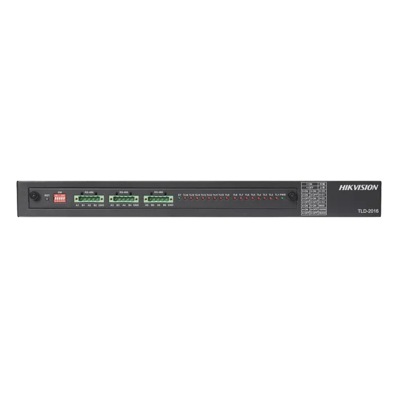 Detector de Luces de Tráfico TLD-2016-6 / 16 Canales / RS485 / Salida DC 5V / SCM para Detección y Comunicación / Protecciones de Voltaje HIKVISION