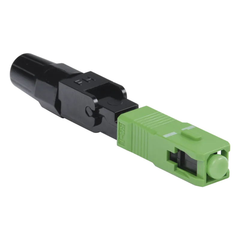 Conector Rápido de Instalación en Campo, Monomodo, SC/APC, Pre-Pulido, Re-Terminable, Ideal para Aplicaciones FTTx FIBERHOME FASC