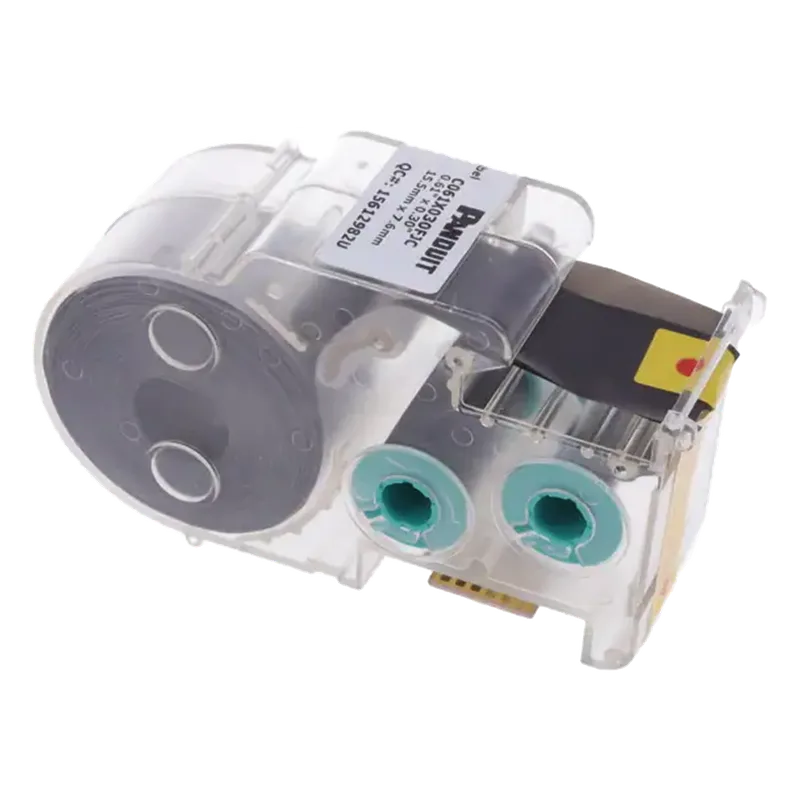 Casete de 500 Etiquetas Adhesivas, para Patch Panel, Face Plate o Cajas Superficiales, Para Identificación 1 Puerto, Color Blanco PANDUIT C061X030FJC