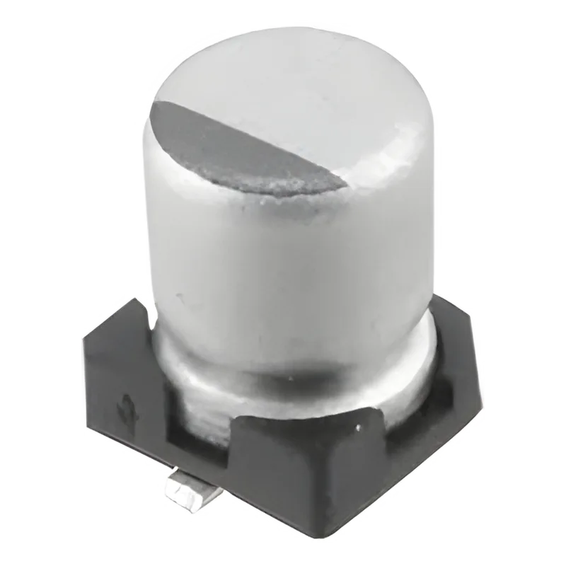 Capacitor Electrolítico de Aluminio de 1uF, 50V, 20% tipo SMD. 493-3207-1-ND