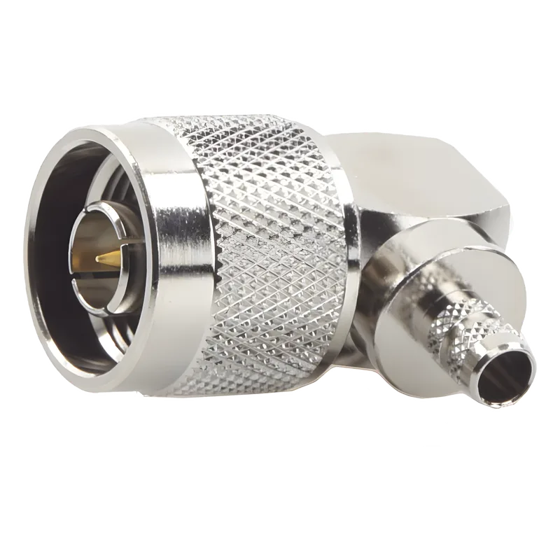 Conector N Macho en A/R de Anillo Plegable para Cables RG-8/X, LMR-240, Níquel/ Oro/ Teflón. RF INDUSTRIES,LTD RFN-1009-X-04