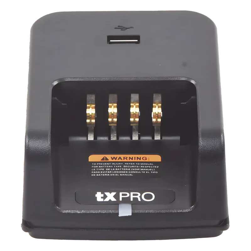 Cargador Rápido de Escritorio para Radios TXR59/ TXR50/TXR58 TXPRO TXCAR50A