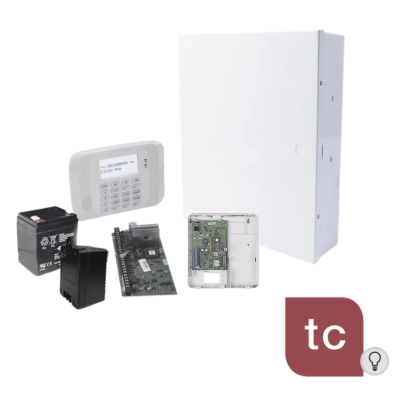 Kit de panel de alarma de intrusión de 48 zonas con comunicador IP y un año de servicio Total Connect HONEYWELL HOME RESIDEO VISTA48LANTB-IP