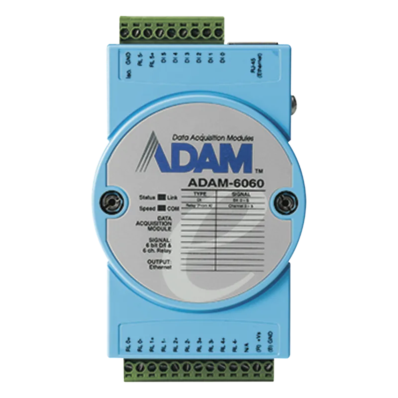 MODULO CON 6 ENTRADAS Y 6 SALIDAS PARA INTEGRAR CON FIBER COMMAND VIA ETHERNET OPTEX ADAM-6060