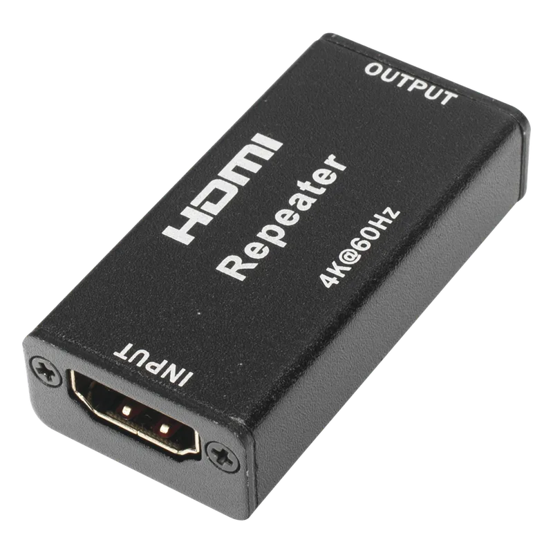 Adaptador HDMI para Amplificar o Repetir la señal de los cables HDMI (Booster) a una distancia de 40 metros / Soporta resoluciones 4K x 2K. EPCOM TITANIUM TT1684K