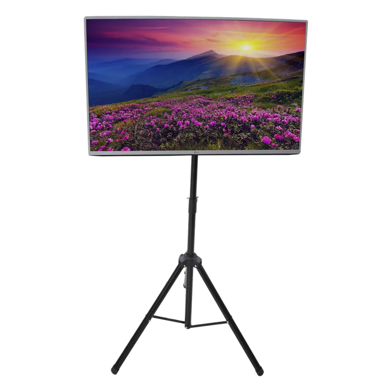 Trípode Portátil con Soporte de piso para Monitores de 32 a 65" / Vesa 600 x 400 / Acero / Montaje de 65 cm a 1 mt EPCOM EPB036EC