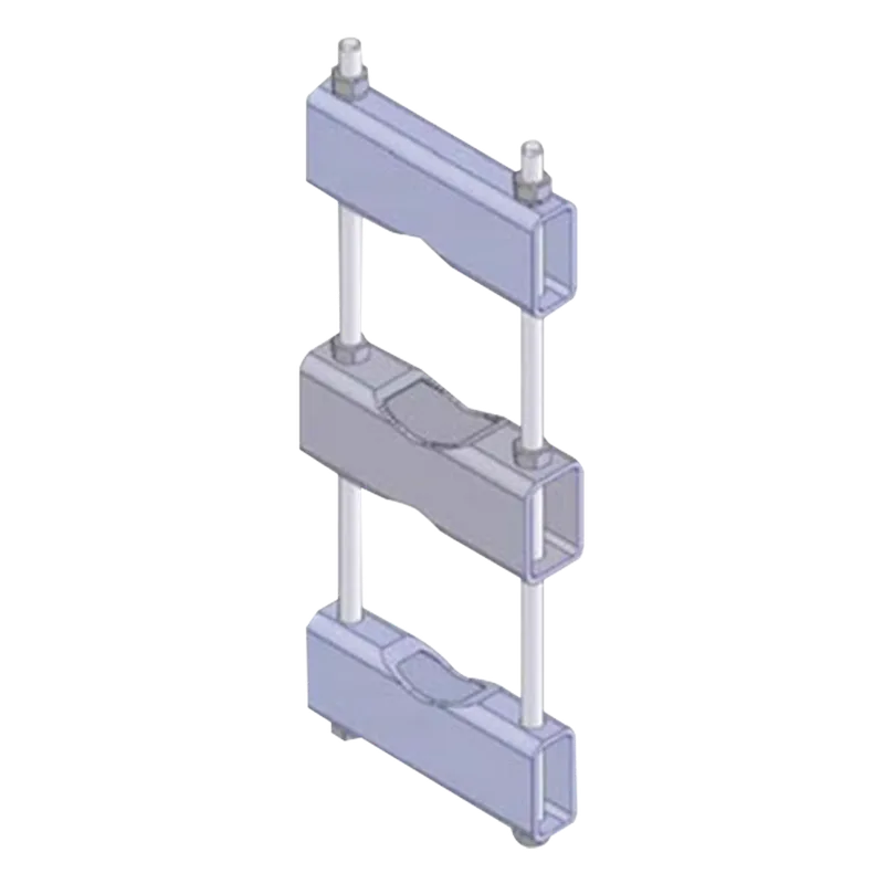 Herraje Sencillo de Montaje para Antena o Mástil con diámetros de 5 pulg. (8.89-14.13 cm.). SINCLAIR CLAMP-006C
