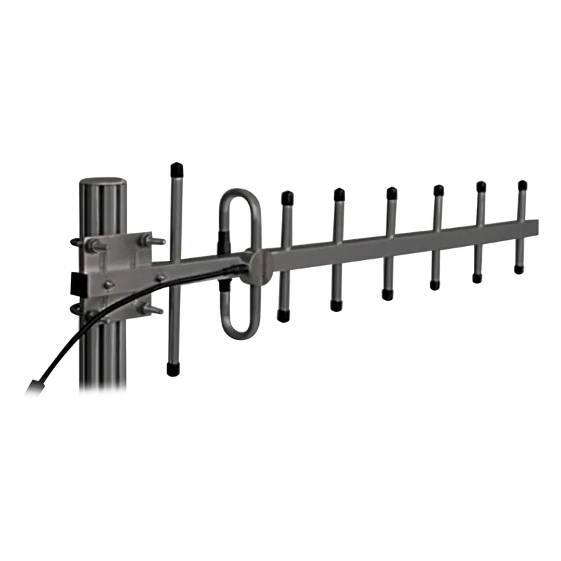 Antena Yagi Anodizada en Negro 340-366 MHz, 7 Elementos, 10 dB de Ganancia, 250 Watt, N Macho. SINCLAIR SY307-SF6SNMABK