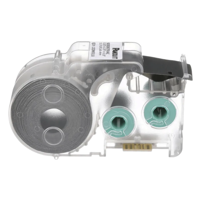 Casete de 350 Etiquetas Autolaminadas de 19 x 19 mm (0.75 x 0.75 pulgadas), para Cables de 2 a 4.1 mm (0.08 a 0.16 pulgadas) de Diámetro, Área de Impresión Color Blanco PANDUIT S075X075VAC