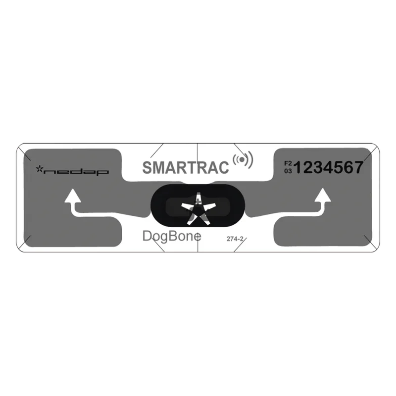 Tag UHF transparente con adhesivo para Vehiculo ( EPC Gen 2 ) NEDAP 9224726