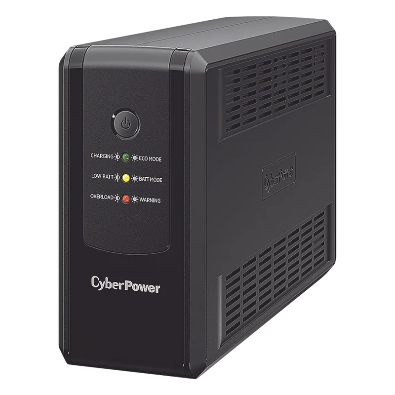 UPS de 550 VA/275 W, Topología Línea Interactiva, Entrada 120 Vca NEMA 5-15P, y 8 Salidas NEMA 5-15R, Con Regulador de Voltaje (AVR) CYBERPOWER UT-550G