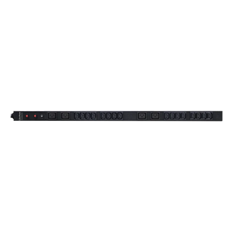 PDU Básico para Distribución de Energía, Entrada 200-230 Vca NEMA L6-30P, Con 16 Tomas C13 y 4 C19, de Instalación Vertical, 30 Amp, 220 Vca CYBERPOWER PDU30BVHVT20F