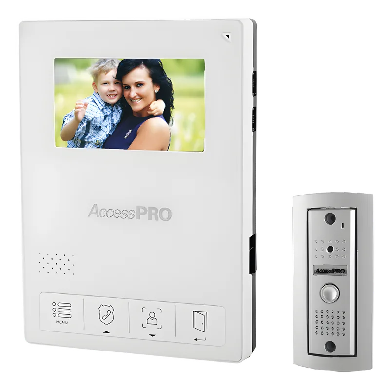 Kit de Videoportero / Frente de Calle Antivandalismo / Cámara 900TVL para Baja Iluminación / Pantalla Alta Resolución / Control AccessPRO TV-PRO-400AW