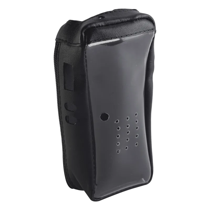 Funda de piel reforzada con visor frontal transparente, para radios NX-200, NX-300. FSMNX-200T