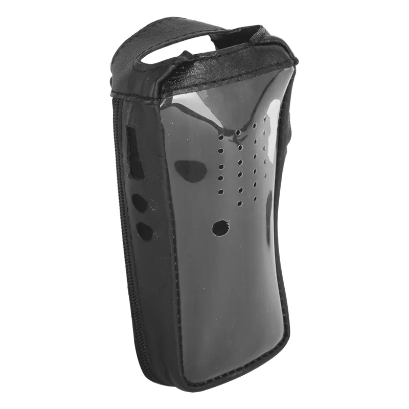 Funda Reforzada de Piel con visor frontal transparente en TK-2202, TK-2212, TK-2302, TK-2402, NX-240, TKD-240. FSMTK-2202T