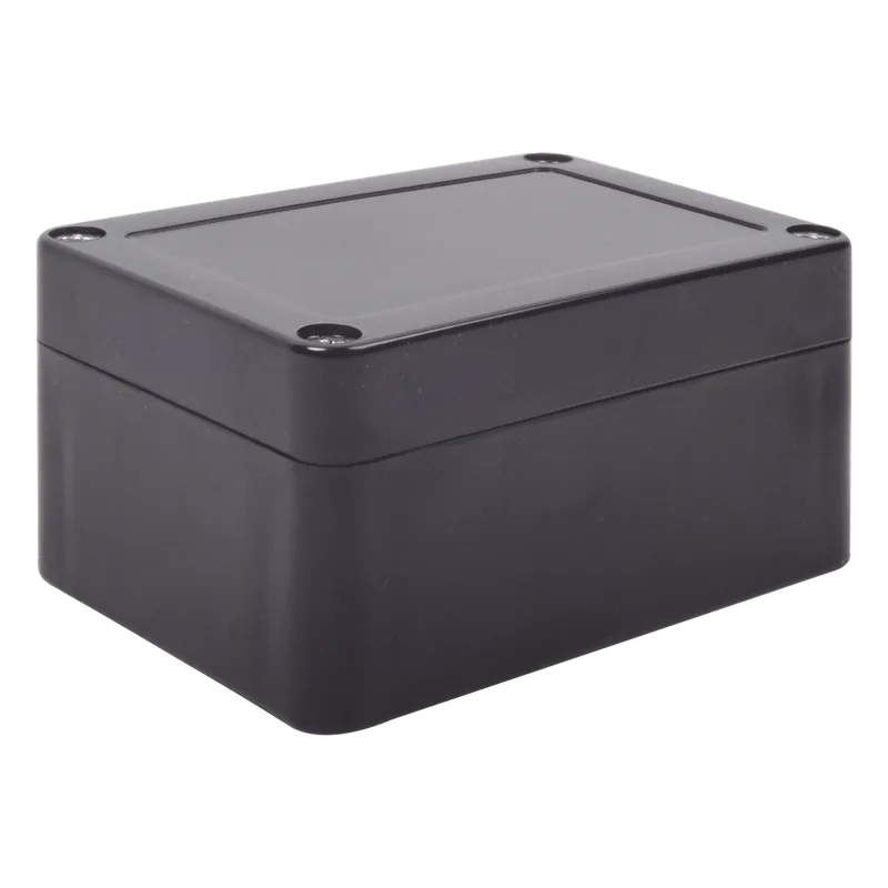 Gabinete Plástico Negro para Exterior (IP65) de 100 x 68 x 50 mm Cierre por Tornillos. TXPRO TXG-014-BK