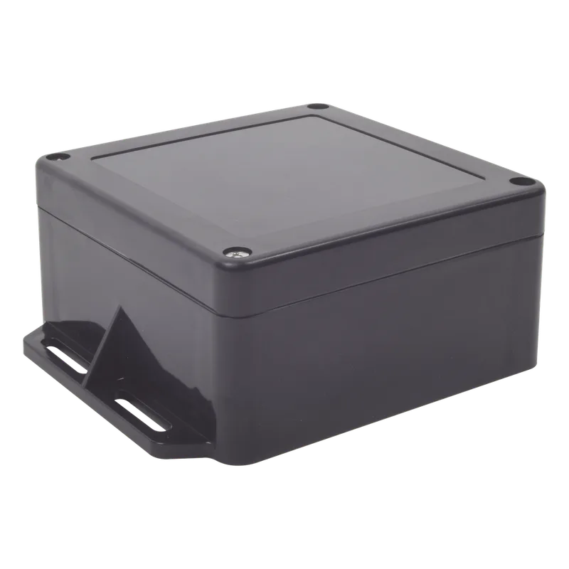 Gabinete Plástico Negro para Exterior (IP65) de 120 x 120 x 60 mm Cierre por Tornillos. TXPRO TXG-0152-BK