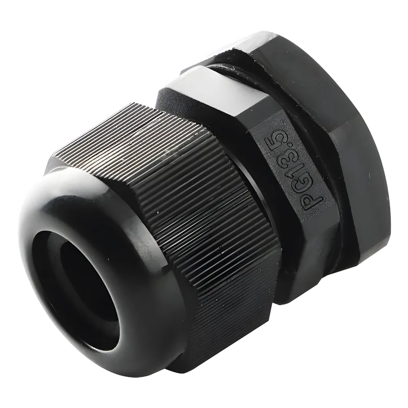 Conector Plástico Negro Tipo Glándula para Cable de 3.5 a 6 mm de Diámetro. TXPRO TXG-PG7-BK